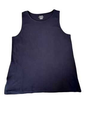 Chico's Blue Ultimate Tee Tunic Tank Top with Pockets XL